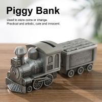 ราคา อ๋อ ธนาคารเหรียญโลหะผสมรถไฟย้อนยุครูปกระปุกออมสินตกแต่งตกแต่งบ้านสําหรับเทศกาลวันเกิด (27572216214)
