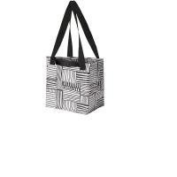 ราคา IKEA FISSLA Bag 27x27 cm Size S White Black 004 292 85 (54550710670)