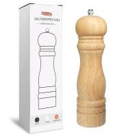 ราคา Kaiciuss Adjustable Manual Pepper Mill Wooden Spice Grinder for Black Pepper Sea Salt and Seasonings Kitchen Essential in Natural Wood Finish (54500804064)