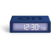 ราคา Lexon FLIP Digital Alarm Clock for Bedroom Reversible ON OFF Face with Snooze Function LCD Display Battery Operated Desk Clock Beautiful Room Decoration Dark Blue (52101156051)