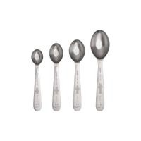 ราคา KAI Measuring Spoon Set 4 Pieces 1 tablespoon 1 2 tablespoon 1 teaspoon 1 2 teaspoon Oval Shape Dishwasher Safe Easy to Clean Silver Moomin x SELECT 100 DH3203 (47201049538)