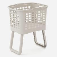 ราคา KEYUCA Laundry Basket Light Gray With Legs 26cm High Gentle on the Waist Laundry Storage Basket (43572874564)