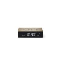 ราคา Lexon Flip Premium Digital Alarm Clock Rechargeable Desk Clock with On Off Face Snooze Function Pure VA LCD Display Touch Sound Sensor Aluminum Gold (26293556205)