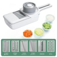 ราคา FOOKO Slicer Shredding Vegetable Cutter Julienne Cooking Tool Set Adjustable Thickness Multi functional Professional Grade Gentle Grater for Cabbage and Daikon (48750137142)