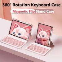 ราคา 360 คีย์บอร์ดหมุนได้ พร้อมช่องใส่ปากกา สําหรับ Huawei Matepad 11 5 Papermatte Edition 2024 Pro 2024 11 นิ้ว 10 4 2022 Air 11 5 นิ้ว 2023 Pro 10 8 Matepad 11 Papermatte Edition 11 2021 (25017327500)