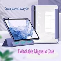 ราคา เคสแท็บเล็ตอัจฉริยะ แบบแม่เหล็ก ถอดออกได้ สําหรับ Samsung Galaxy Tab A8 10 5 2021 S8 Plus S7 Plus S7 FE S6 Lite S8 S7 A7 10 4 A7 Lite 8 7 (14997800897)
