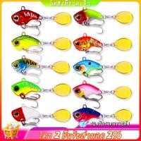 ราคา 10 ชิ้น Luya เหล็กตกปลา Lure เลื่อมเหยื่อปลอม VIB Sinking Micro Type Lure As Shown ขายส่ง Bass Crank เหยื่อ Jigging (41418149833)