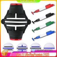 ราคา ลายฉลุมาร์กเกอร์ลูกกอล์ฟพร้อมปากกามาร์กเกอร์ 4 สี 360 180 ชิ้นส่วนเครื่องหมายลูกกอล์ฟสามบรรทัด การวาดภาพลูกกอล์ฟซับ (40468168525)
