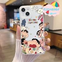 ราคา COD ในไทย ชินจัง สำหรับ iPhone 17 16 15 14 13 12 11 XS Max XR กันน้ำ กันกระแทก ลาย สีสันสดใส สไตล์มินิมอล BFBWMS10 (40472886389)