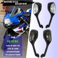 ราคา สําหรับ SUZUKI GSXR 600 750 1000 2006 2010 K6 K7 K8 รถจักรยานยนต์ด้านหลังกระจกมองข้างพร้อมไฟเลี้ยว LED (41861708944)