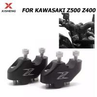 ราคา Handlebar Riser Clamp สําหรับ Kawasaki Z400 Z 400 Z500 ABS Z 500 SE ABS อุปกรณ์เสริมรถจักรยานยนต์ CNC Handle Bar ความสูง Mount (48751304424)