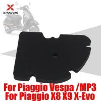 ราคา กรองอากาศสําหรับ Piaggio MP3 125 250 300 X8 125 200 X9 X Evo XEvo 125 250 2007 2008 2010 2011 (47350765150)