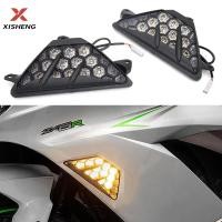ราคา NINJA ZX6R ZX 6R 2013 2023 2022 ไฟเลี้ยวด้านหน้าไฟ LED สําหรับ Kawasaki Ninja300 Ninja400 Ninja650 Ninja1000 (40125238769)