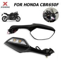 ราคา รถจักรยานยนต์ LED Rearview MIrror พร้อมไฟเลี้ยว LED กระจกมองข้างสําหรับ Honda CBR650F CBR 650F 2014 2018 (41311663452)