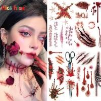 ราคา สติกเกอร์รอยสัก รอยแผลเป็น กันน้ํา DIY สําหรับตกแต่งปาร์ตี้ฮาโลวีน (19790791820)