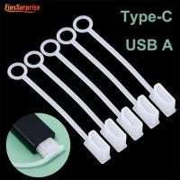ราคา ฝาครอบซิลิโคนใส USB Type c ป้องกันฝุ่น กันน้ํา สําหรับสายเคเบิลข้อมูล (23641715760)
