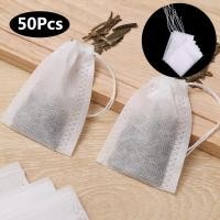 ราคา ถุงกรองชาเปล่า แบบใช้แล้วทิ้ง พร้อมเชือก เกรดอาหาร จํานวน 50 ชิ้น (19016282401)