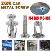 ราคา Surprise น็อตแจ็ค M4 M5 M6 M8 4 ชิ้น น็อตเหล็กติดผนัง แบบกลวง เครื่องมือซ่อมรถยนต์ น็อตล็อคหมุดย้ํากลีบดอกไม้ พร้อมสกรู สกรูยึดป้ายทะเบียนรถยนต์ (24467986457)