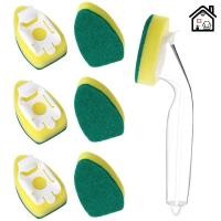 ราคา 3 In1 แปรงทําความสะอาดหม้อ กระทะ ด้ามจับยาว พร้อมหัวฟองน้ํา ถอดได้ เครื่องจ่ายสบู่ แปรงล้างจาน (13999448040)