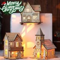 ราคา โซนคริสต์มาส ปาร์ตี้เทศกาลคริสต์มาสบ้านไม้เรืองแสง วินเทจนางฟ้าคริสต์มาสธีมเรืองแสงห้องโดยสารเครื่องประดับ (54950740547)