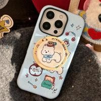 ราคา Sheren เคสโทรศัพท์ Blue Puppy Stand เหมาะสําหรับ i16 15 14 13 12 11 pro max เคสไอโฟน (42219164916)
