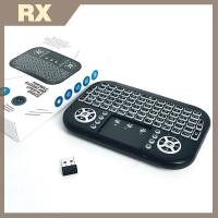 ราคา Null Mini คีย์บอร์ดไร้สาย 7 สี Backlit 2 4G Air เมาส์ระยะไกลสําหรับ Android TV กล่อง PC null (41776176632)