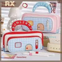 ราคา Null ความจุขนาดใหญ่กรณีดินสอ House Design ลักษณะสูงปากกากระเป๋า 3 ชั้นแบบพกพากระเป๋าดินสออุปกรณ์การเรียนสําหรับนักเรียน Home Office null (55550901197)