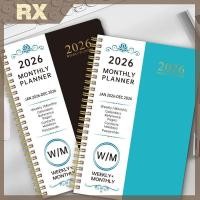 ราคา Null 2026 Planner โน้ตบุ๊ค Index แท็ก Coil A5 ขนาด 365 วันไดอารี่ Office Work Planner Schedule Notepad ตารางหนังสืออุปกรณ์ null (51300900212)