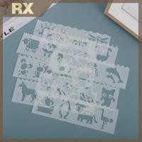 ราคา Null 8 ชิ้น เซ็ตตัวอักษรคลื่นสัตว์รูป DIY Craft Hollow Layering Stencil สําหรับภาพวาด Scrapbooking ปั๊มอัลบั้มตกแต่งลายนูนแม่แบบวาดแม่แบบ null (51200900206)