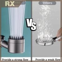 ราคา Null หัวฝักบัวแรงดันสูง 3 โหมดปรับด้วยแปรงนวดกรอง Rain Shower Faucet อุปกรณ์ห้องน้ํา null (53200890298)