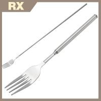 ราคา Null เงินสแตนเลส Telescopic ขยายส้อมอาหารค่ําขนมผลไม้ยาวช้อนส้อมส้อม BBQ ส้อมเนื้อครัวอาหารเย็นบนโต๊ะอาหาร null (53200860938)