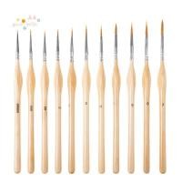 ราคา Promote G แปรงจับตะขอด้วย Ergonomic Grip Painting Detail Brush Artistic Painting Pen (25697402353)