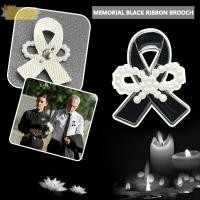 ราคา เข็มกลัดริบบิ้นสีดําสำหรับไว้อาลัย เหมาะสำหรับงานศพและพิธีกรรมไว้ทุกข์ (56551094629)
