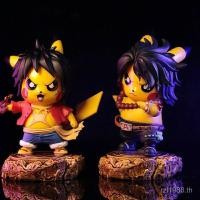 ราคา A Pokemon Pikachu COS One Piece Luffy Ace DIY รูปตกแต่งตุ๊กตา 5 18 XZFM SOHG (42922453361)