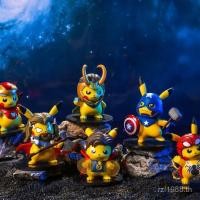 ราคา Avengers COS Pikachu รูป Thor Spiderman ของเล่น Iron Man ตุ๊กตาตุ๊กตาตกแต่งรุ่น 5 15 KHA1 (28138076287)