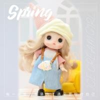 ราคา D Peach Maruko OB11 Doll 8 Points bjd Barbie Girl Toy Gift Children Set Decorative 11 11 (56301143371)