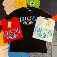 ราคา เสื้อยืดGuess สำหรับผู้ชาย แบบคอวีพิมพ์ลาย ทำจากผ้าฝ้าย มีจำหน่ายในหลากหลายไซส์ (44472760877)