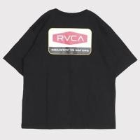 ราคา RVCA เสื้อยืดผู้ชาย พิมพ์ลายกลับ แขนสั้น ทำจากผ้าฝ้ายคุณภาพสูง (42321533365)