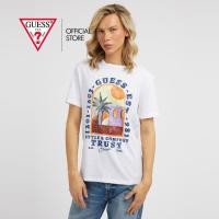 ราคา GUESS เสื้อยืดคอกลม สไตล์หลวม สำหรับทั้งชายและหญิง (40722754367)