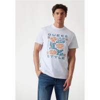 ราคา Guess Short Sleeves Crew Neck Guess Style Tee (42672761077)