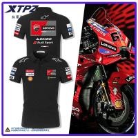 ราคา MOTOGP Race Ducati Factory Team เสื้อยืดแขนสั้นชุดมอเตอร์ไซค์ชุดแข่งเสื้อโปโล (41256394368)