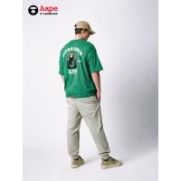 ราคา A pe เสื้อผ้าผู้ชาย Army Letter พิมพ์สบายๆอินเทรนด์แขนสั้นผ้าฝ้ายหลวมเสื้อยืด 712 (24783415216)