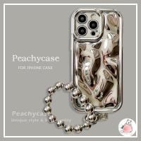 ราคา เคสโทรศัพท์มือถือ TPU นิ่ม ปิดด้านหลัง ลายหินอุกกาบาต ชุบเงิน พร้อมสายโซ่คล้อง สําหรับ iPhone 15 14 Plus 13 12 11 Pro Max Xr Xs X 8 7 6Plus (20687989376)