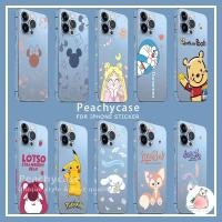 ราคา ฟิล์มกันรอยด้านหลัง แบบใส เนื้อแมตต์ แต่งกลิตเตอร์ ลายการ์ตูน สําหรับ iPhone 15 Pro Max 15pro 15promax (16796314316)