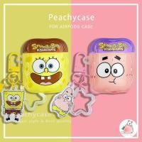 ราคา อะนิเมะ SpongeBob SquarePants Patrick Star หูฟัง IMD สําหรับ Airpods 1 2 3 4 Pro Pro2 airpods3 พร้อม Star Bell จี้ Anti los หูฟัง (46400104051)