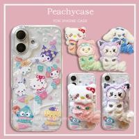 ราคา ตุ๊กตาน่ารักhello Kitty Kuromi Melody Mermaid Kickstandแม่เหล็กชาร์จไร้สายเคสโทรศัพท์เข้ากันได้สําหรับiPhone 16 15 14 Plus 13 12 Pro Max 11 อะคริลิคกันกระแทกปลอกมือถือ (28268637812)