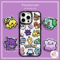 ราคา การ์ตูน Pokemon Pikachu Ditto ผู้ถือขาตั้งไร้สายชาร์จเคสโทรศัพท์สําหรับ iPhone 16E 15 14 Plus 13 12 Pro Max 11 อะคริลิคใส Anti scratch โทรศัพท์มือถือปกหลัง (43455390796)