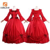 ราคา ชุดคอสเพลย์ Saihito Scarlet El Vandom สไตล์กระโปรงสีแดง สำหรับคนคอสเพลย์เป็นScarlet El Vandom (49800796026)