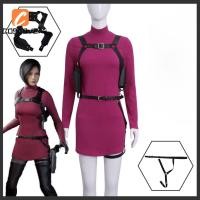 ราคา ชุดคอสเพลย์ Ada Wong Resident Evil 4 Remake สีม่วง กระโปรงยาว สำหรับฮาโลวีน (44374668175)
