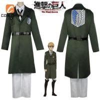 ราคา ชุดคอสเพลย์ Attack on Titan Season 4 แบบแขนยาว Levi และ Eren สไตล์กองกำลังสำรวจ (43859368719)